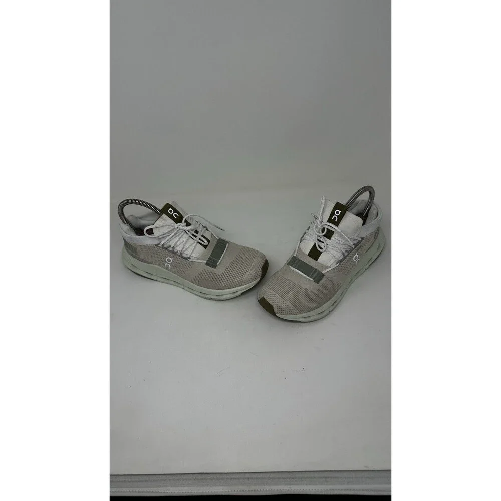 On Cloudnova White Sand Beige Cloudtec Athletic Sneakers 26.98488 Women’s US 8.5